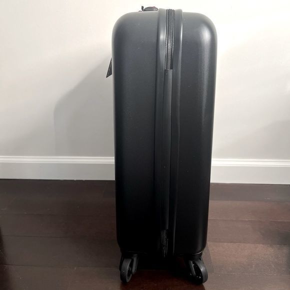 Roberto Cavalli Black Logo Hardshell Carry-On Suitcase Luggage NWT $550 - Picture 5 of 14